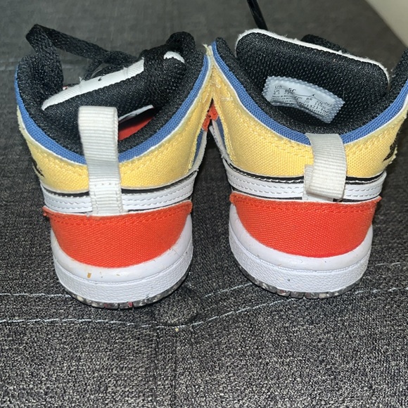 Boys Air Jordan 1 Mid SE Toddler Multi-Color - Picture 4 of 5